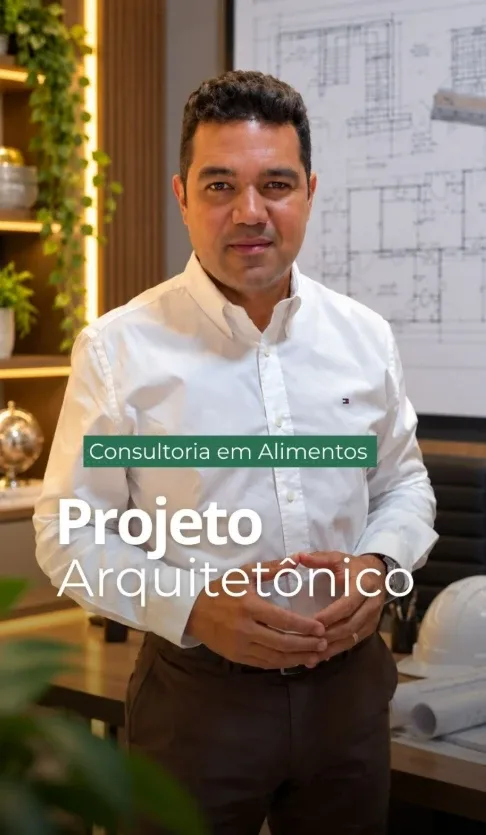 Publicação sobre projeto arquitetônico para indústria de alimentos
